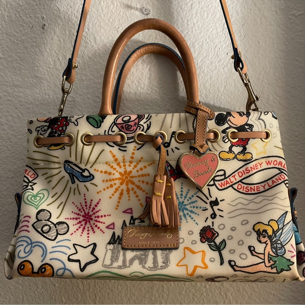 Disney Parks Sketch Dooney & Bourke Crossbody Bag